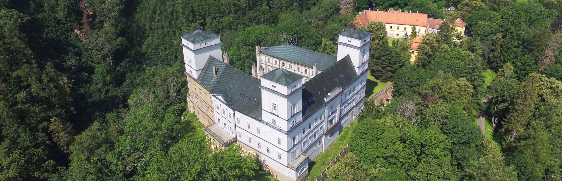Ubytování na zámku Račice